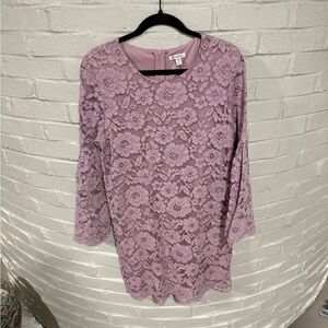 Versona Lace Blush Sheath Dress